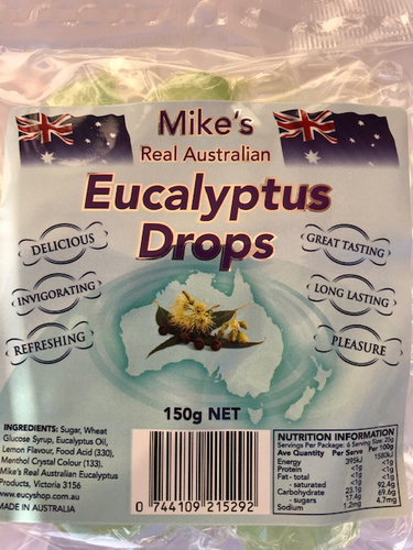 Mike's Real Australian Eucalyptus Drops 150g